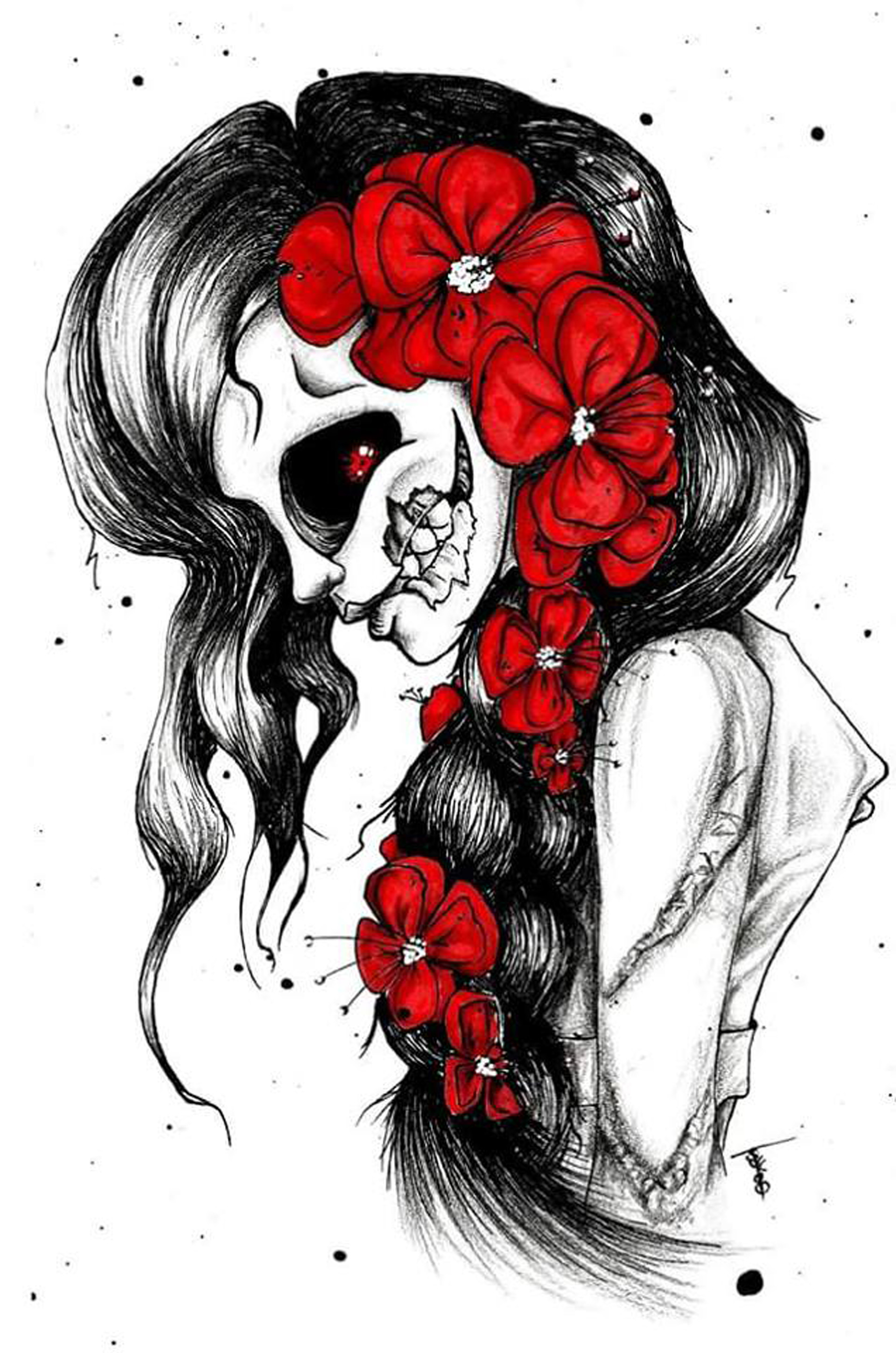 2D Watercolour Flower Girl Character Illustration - Illustration Agent  Website