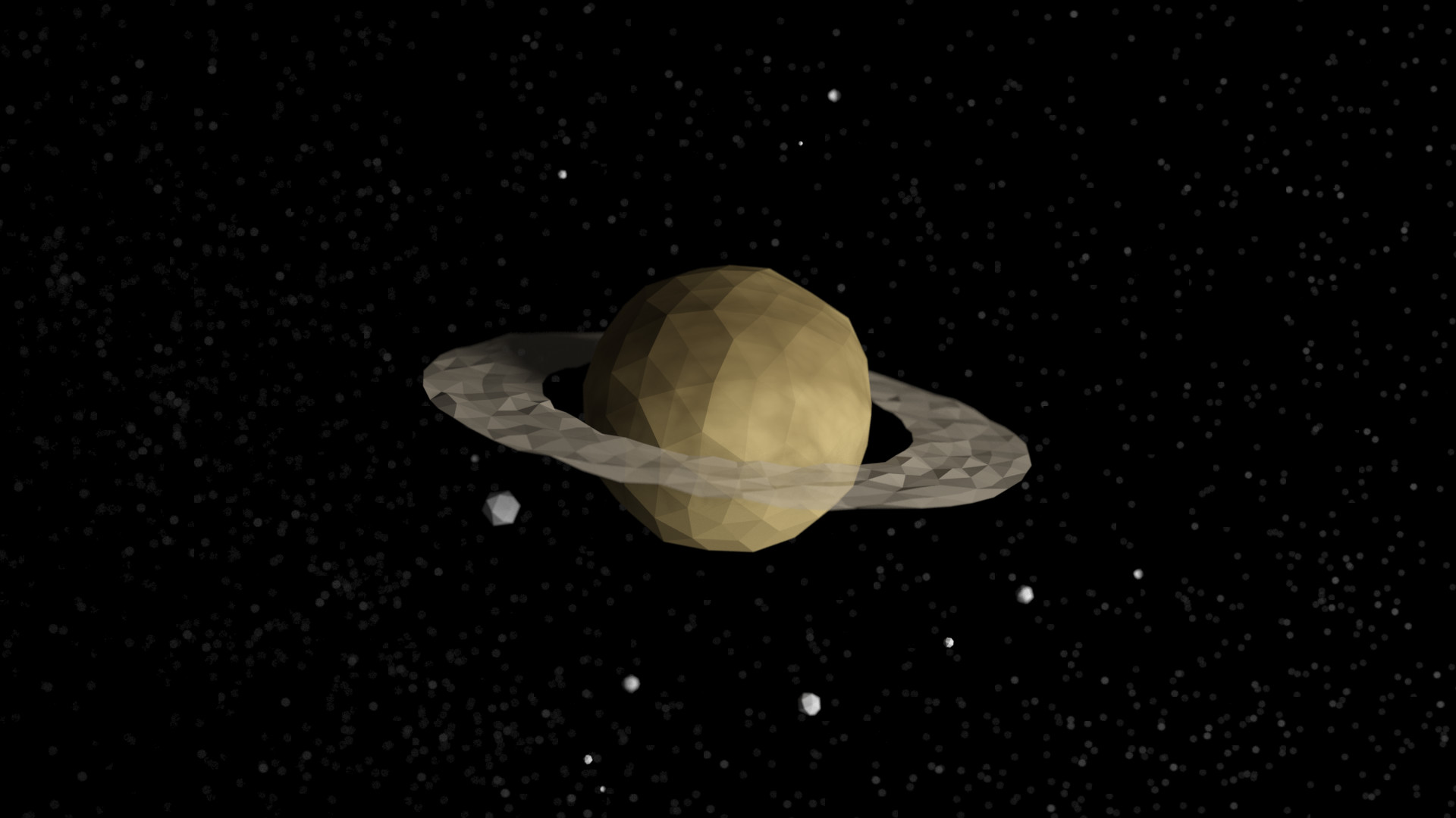 Artstation Low Poly Planets Mitchell Saad