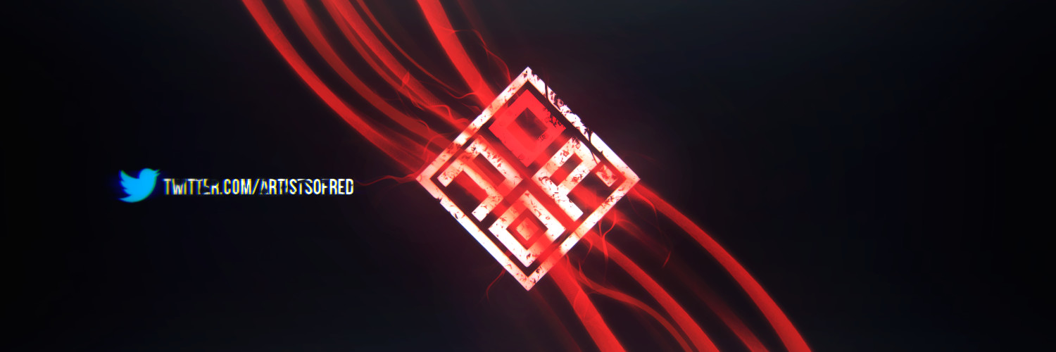 ArtStation - Twitter header for Red Artist V2