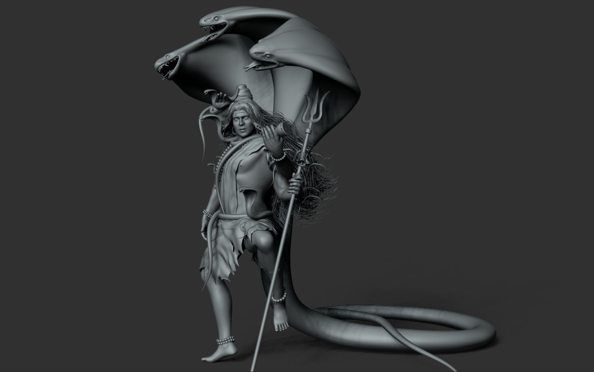 Artstation Lord Shiva Shashi Kumar