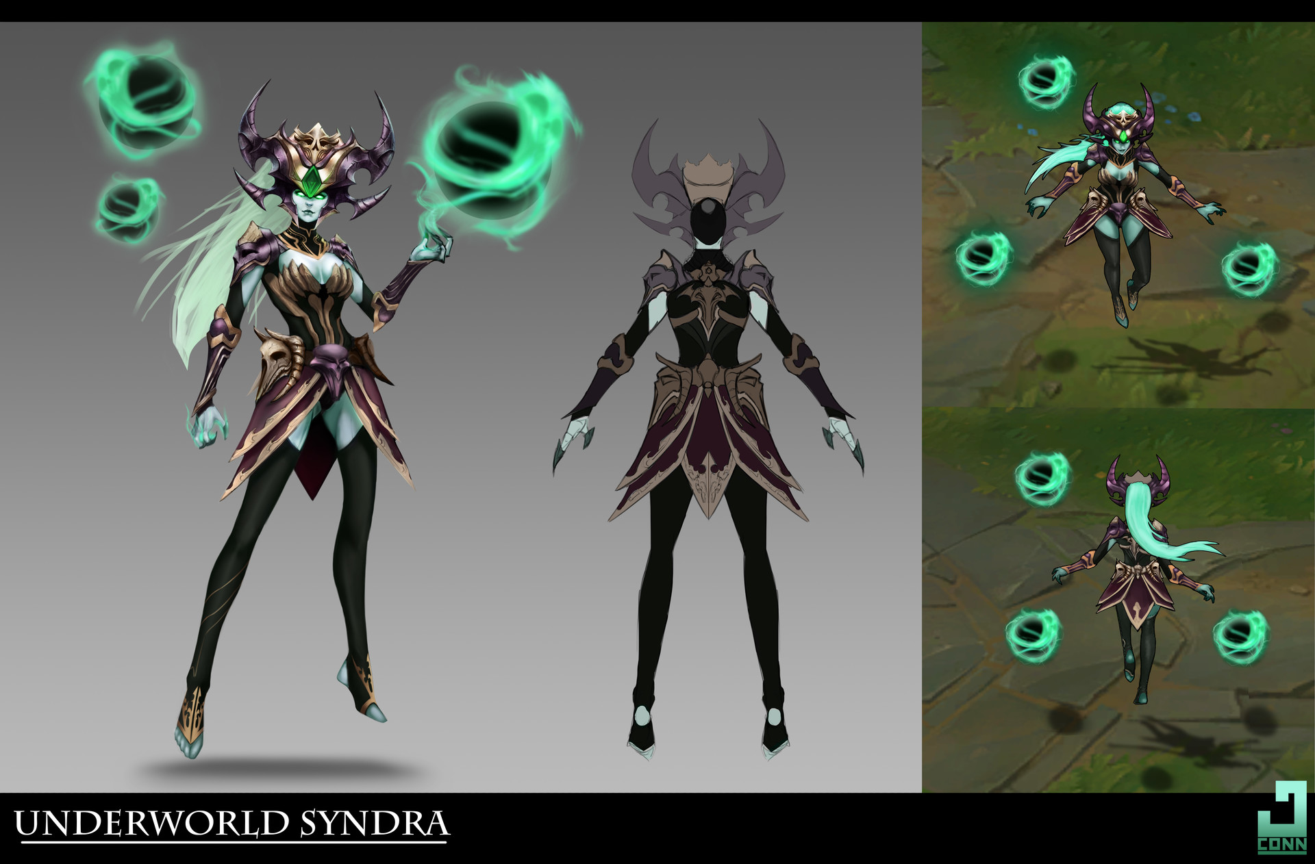 Artstation Underworld Syndra Final Concept Josh Conn