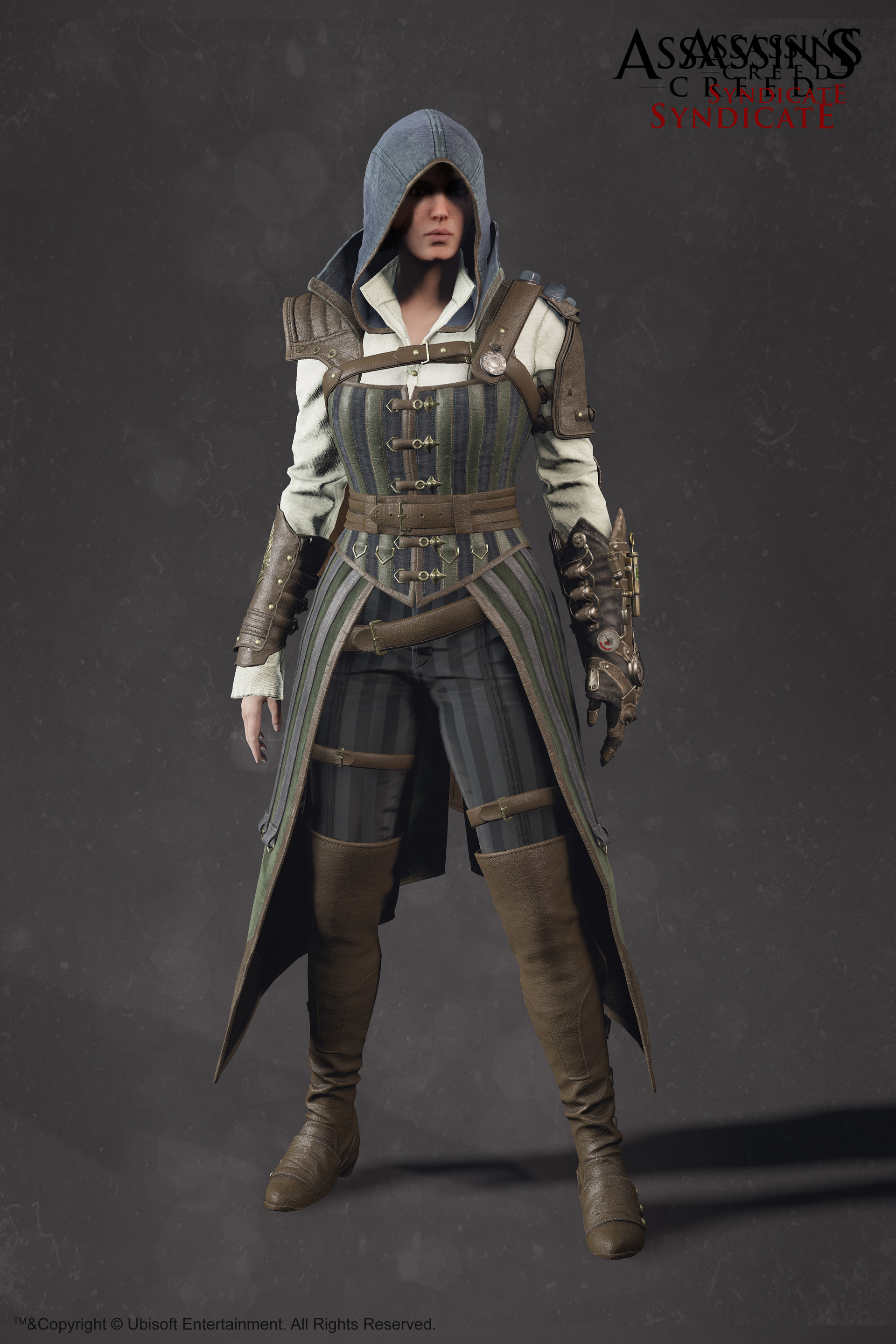ArtStation - Evie Frye Steampunk Outfit - Assassin'S Creed Syndicate