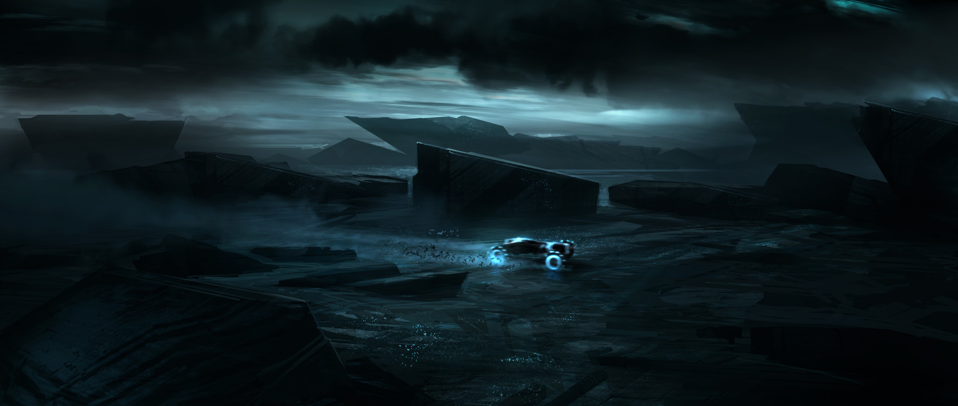Artstation Tron Legacy Movie Concept Art Sample David Levy Olyphantee, cherryblossomx and 7 others like this.