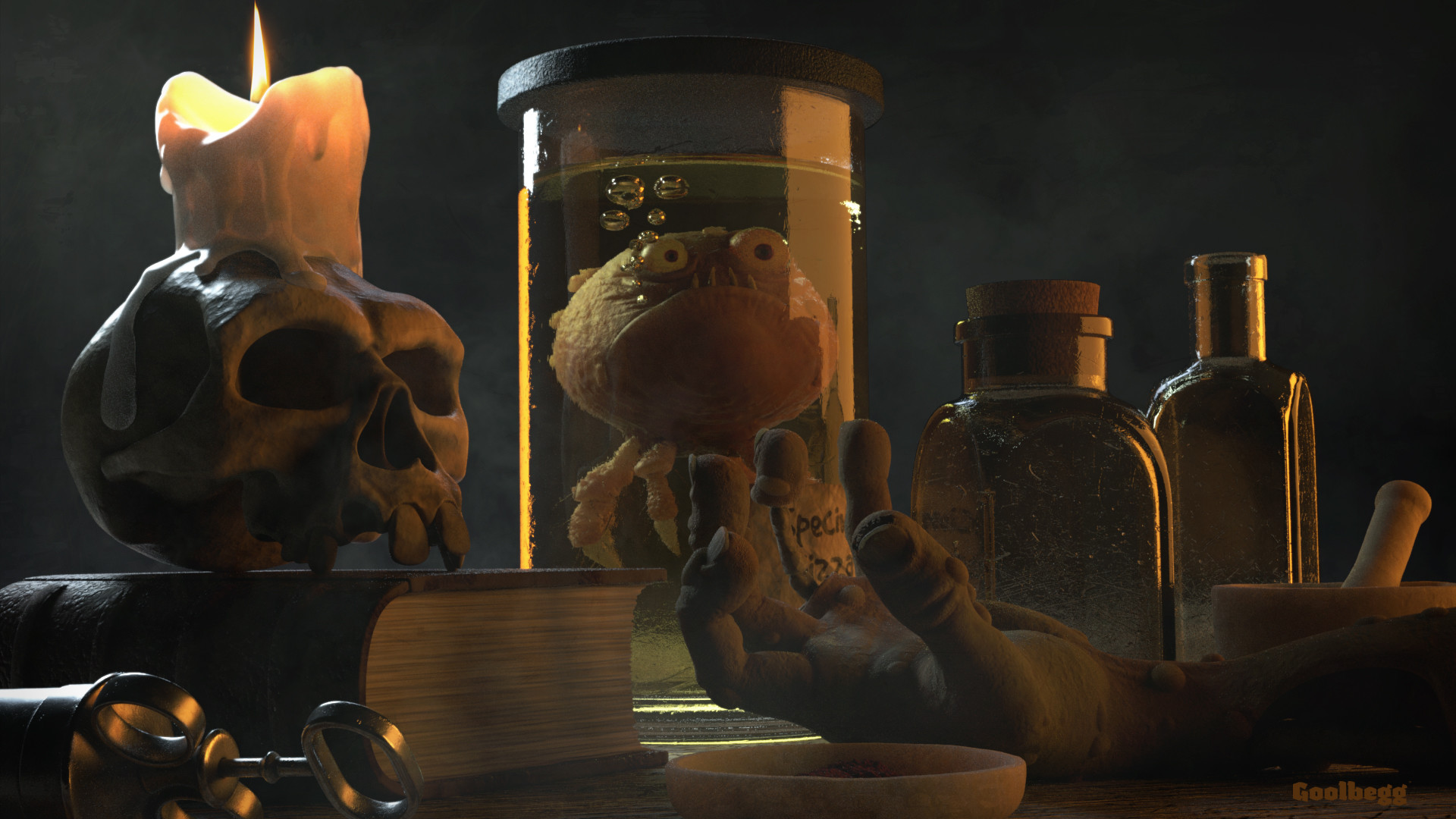 Artstation Memento Mori Martin Guldbaek