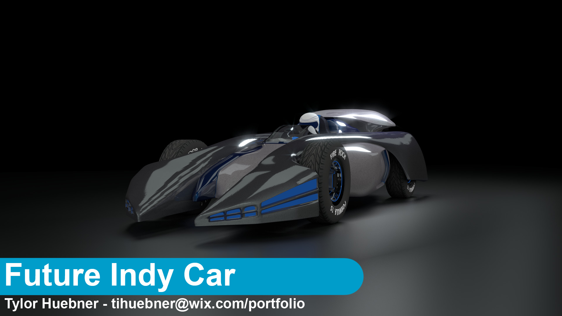 Artstation Futuristic Indy Car Tylor Huebner