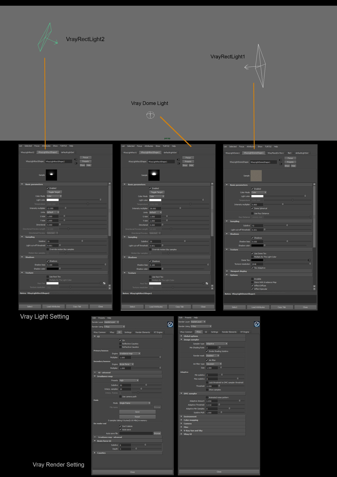 Vray Studio Light Setup 02