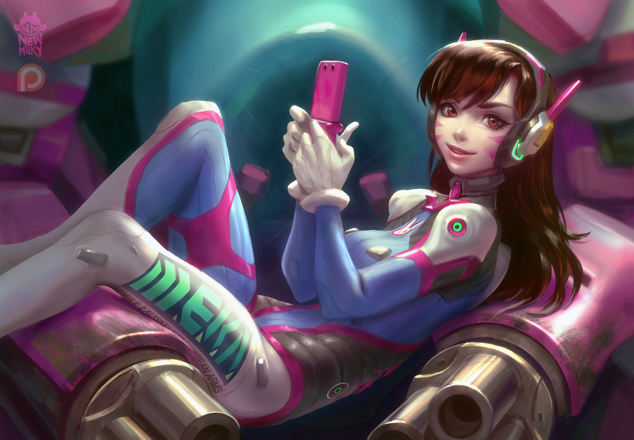 Artstation D Va Anna Nikonova Aka Newmilky
