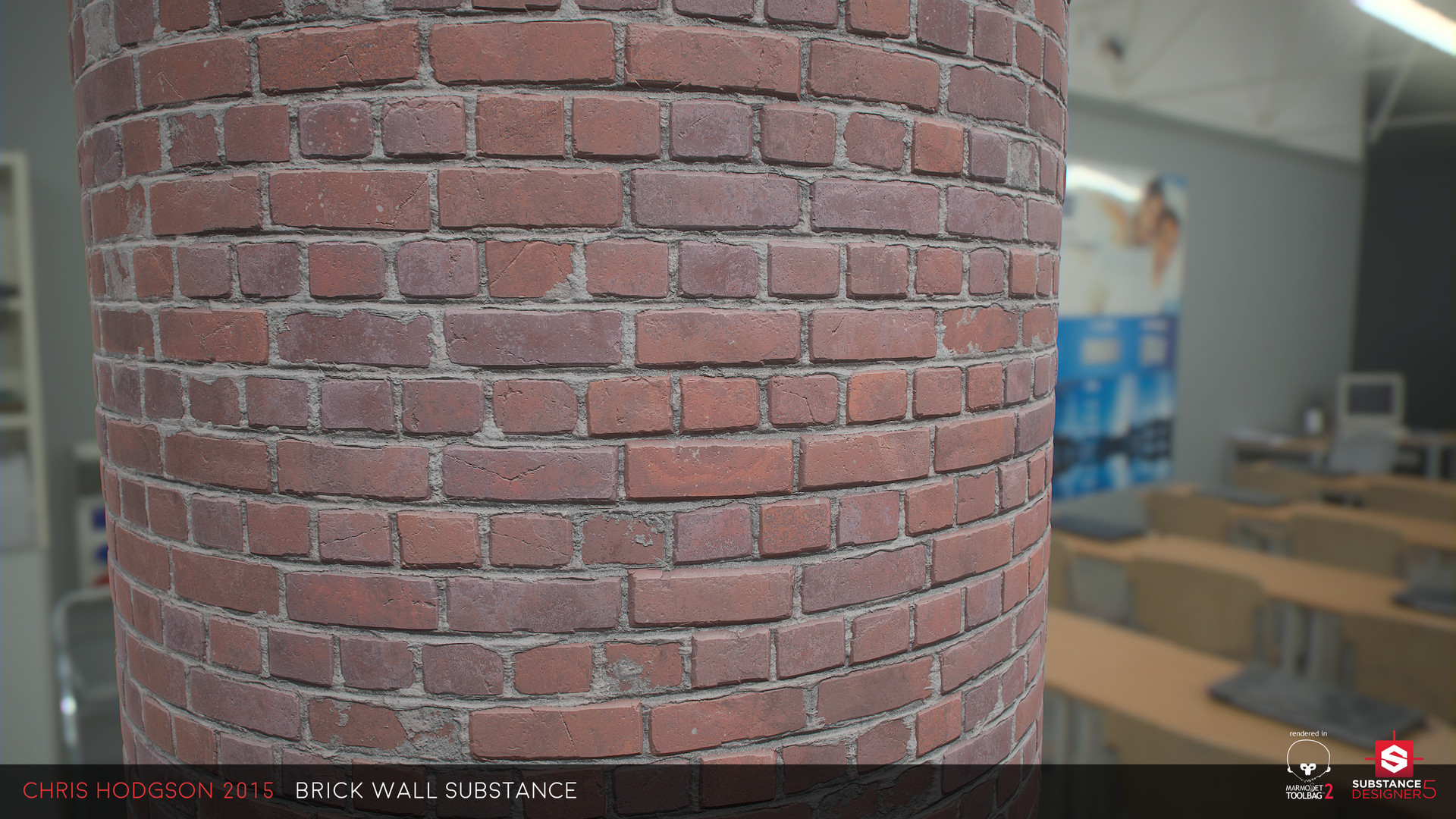 Artstation Brick Wall Substance Designer Chris Hodgson