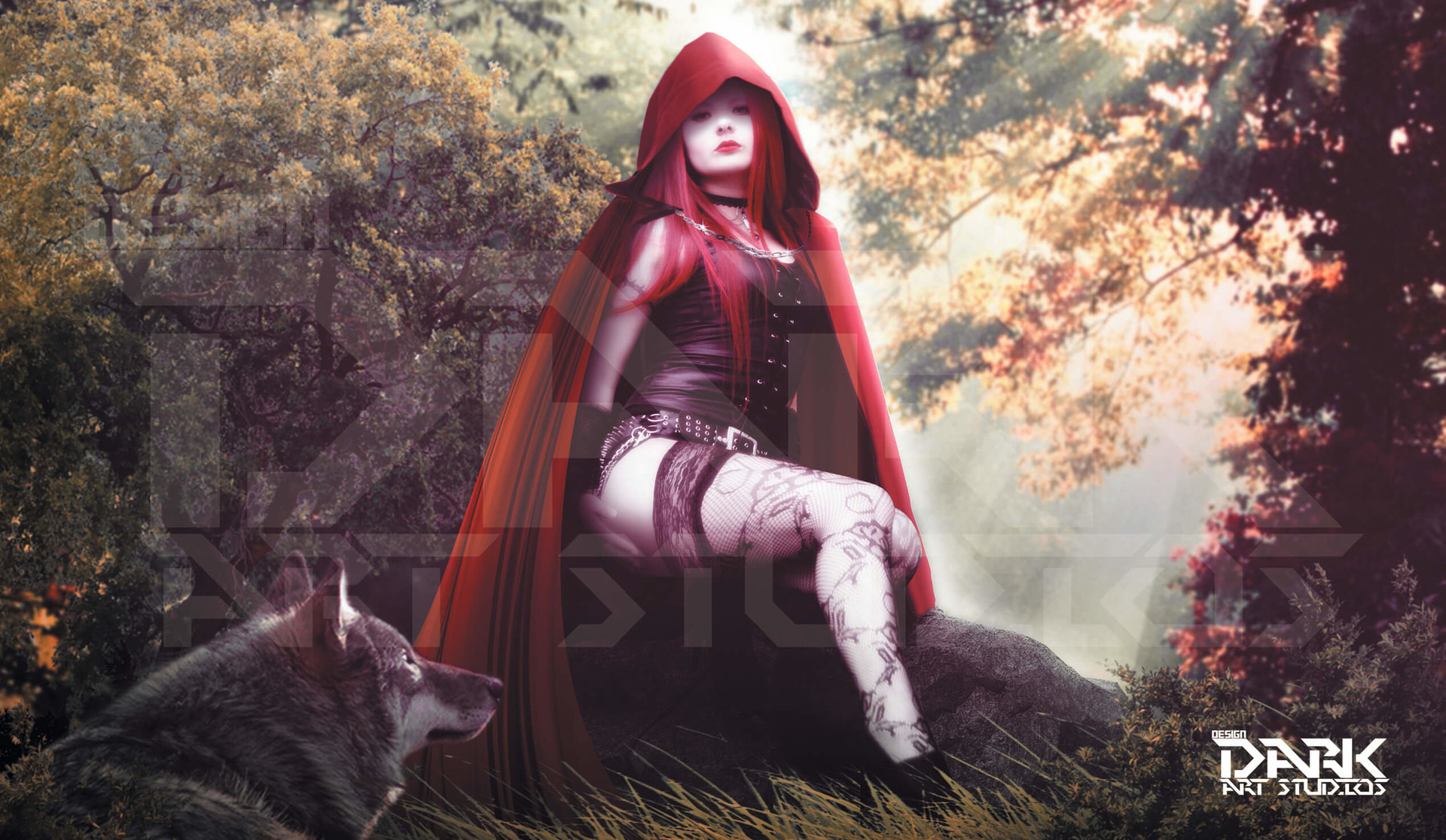 Artstation Little Red Riding Hood Dark Art Studios Dario Duran