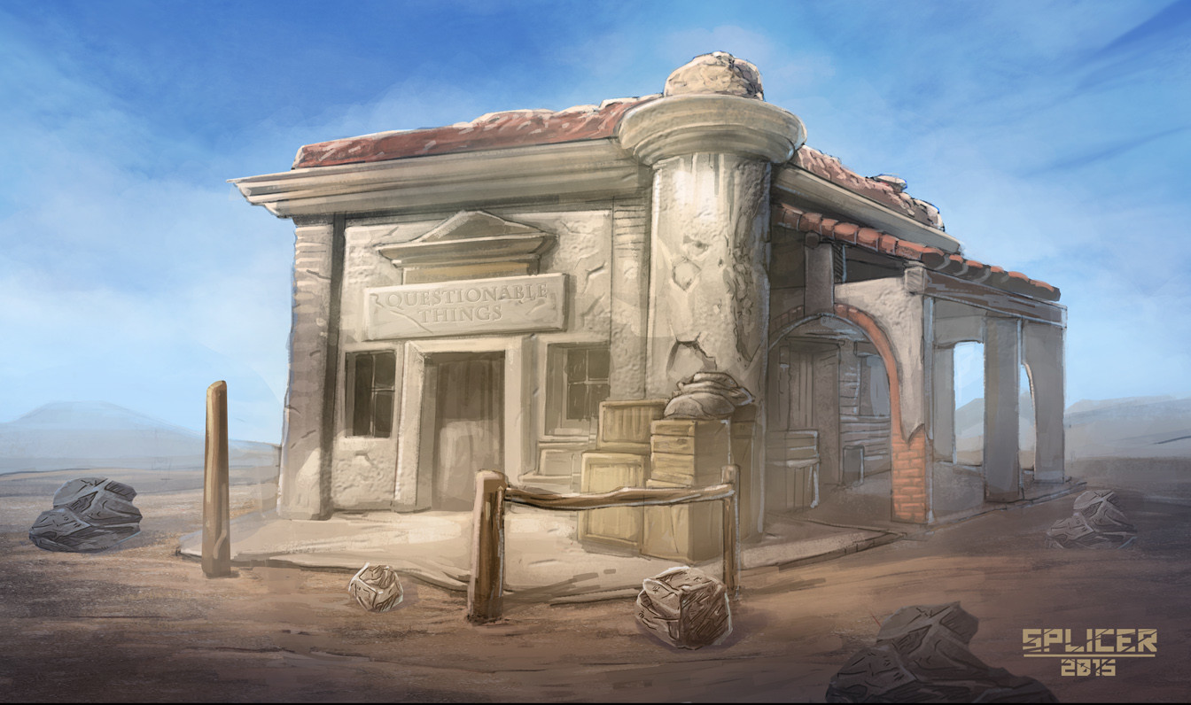 ArtStation - Western Building