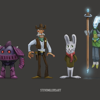 Stephen miller characters designs game and animation by stevemillersart d9gbisc