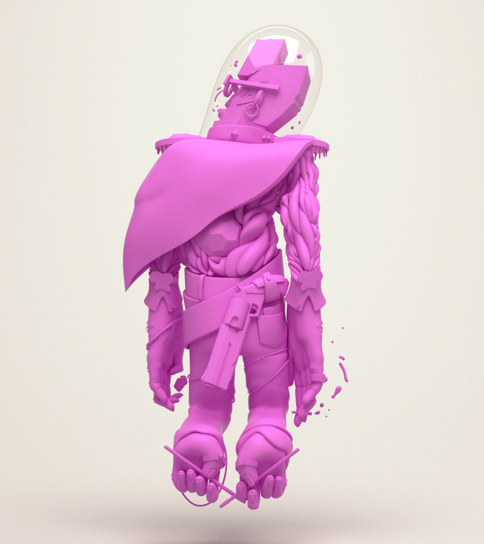 A "clay" render done with FlippedNormals' Lighting Scenes