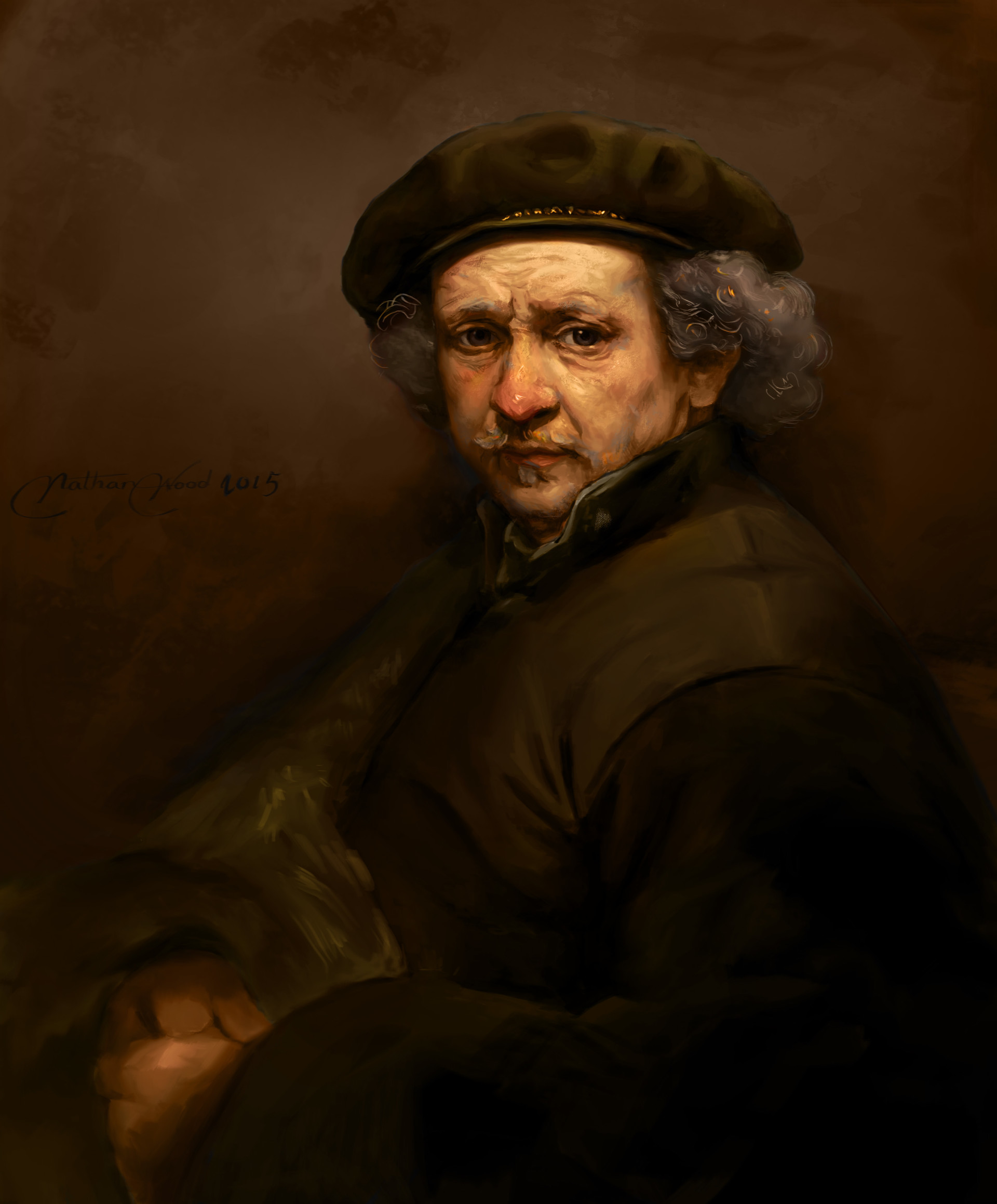 Artstation Rembrandt 1659 Nathan Wood