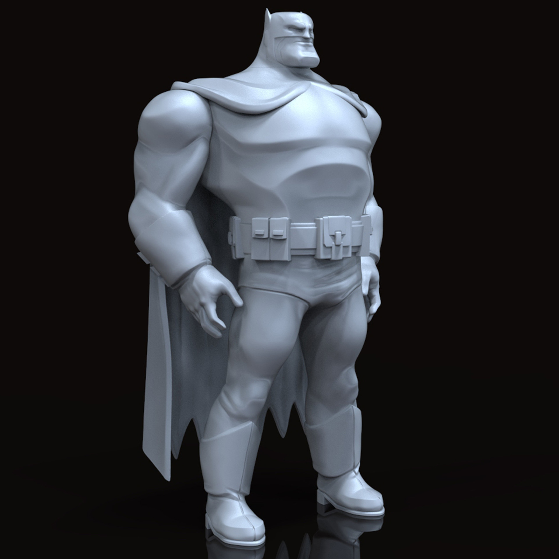 ArtStation - Animated The Dark Knight Returns Blu-ray mini action figure  for collectors set for DC Collectibles.