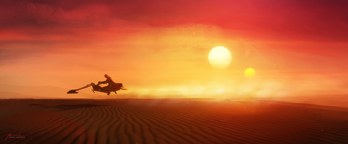 Artstation Tatooine Jonas Lopez Moreno