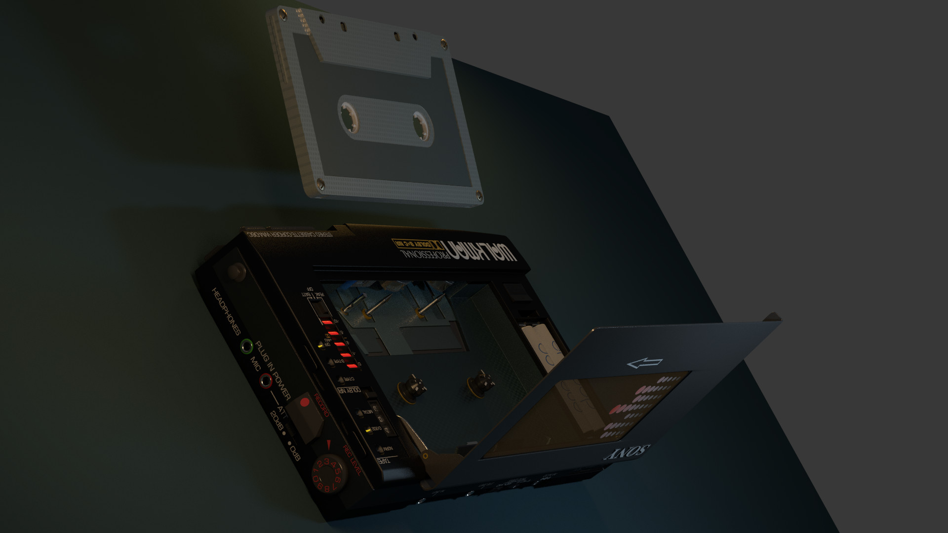 ArtStation - Sony Walkman WM-D6C