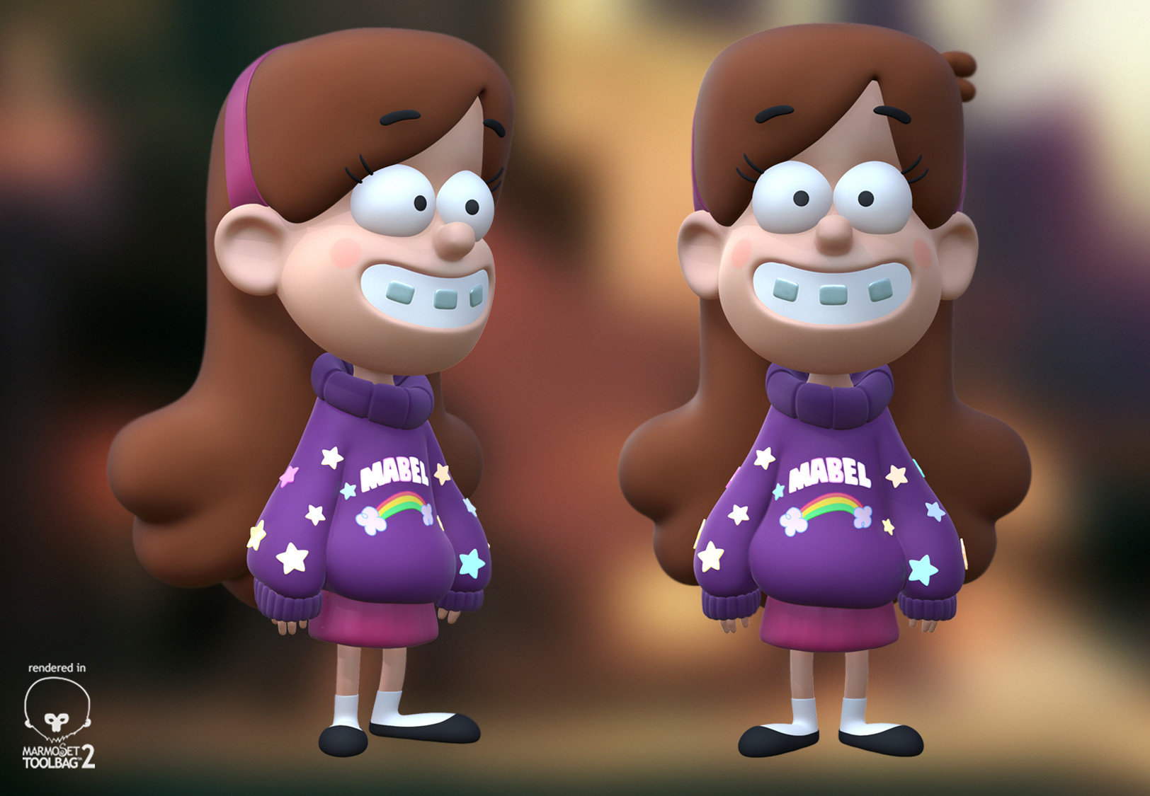 Artstation Mabel From Gravity Falls Download Available In My