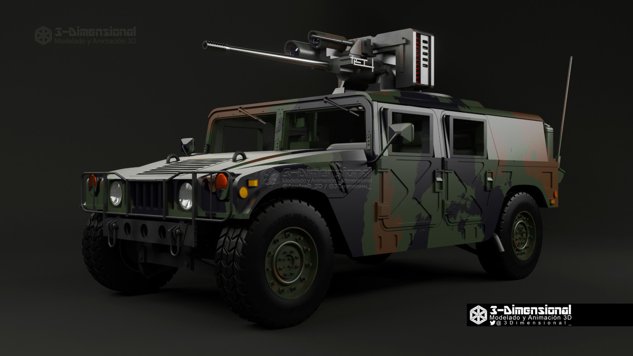 Hummer - M242 Bushmaster