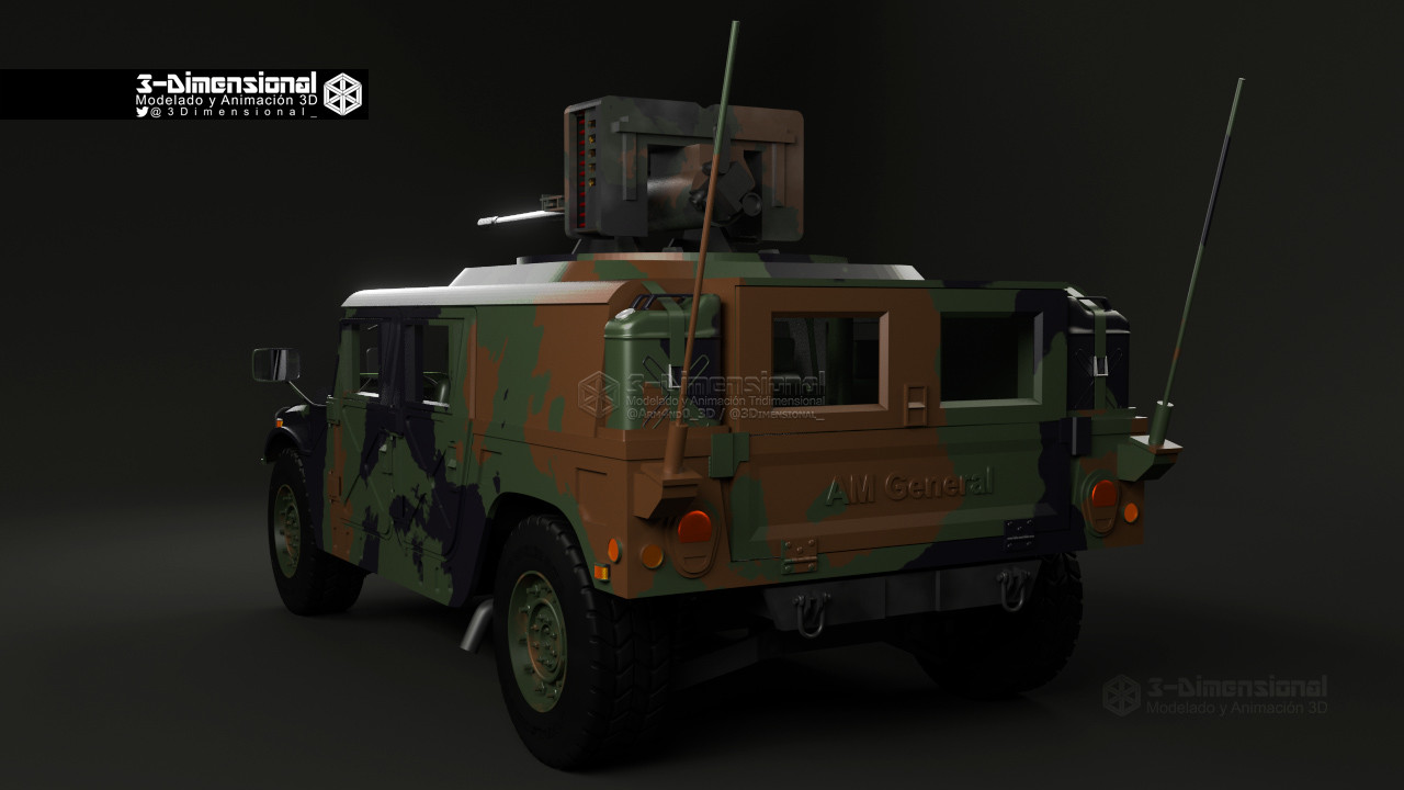 Hummer - M242 Bushmaster