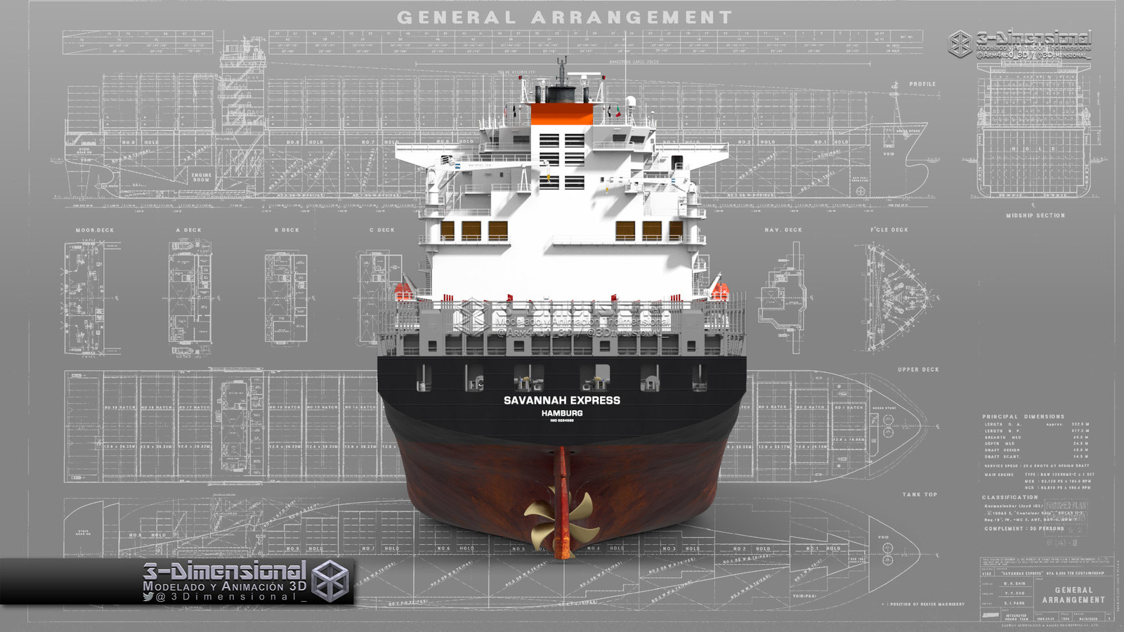 Container Ship - Savannah Express