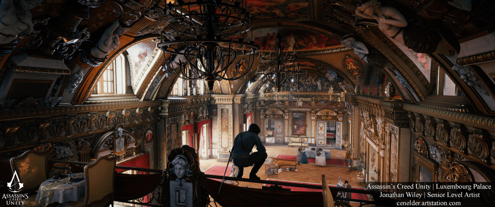 Jonathan Wiley Assassin's Creed Unity Luxembourg Palace