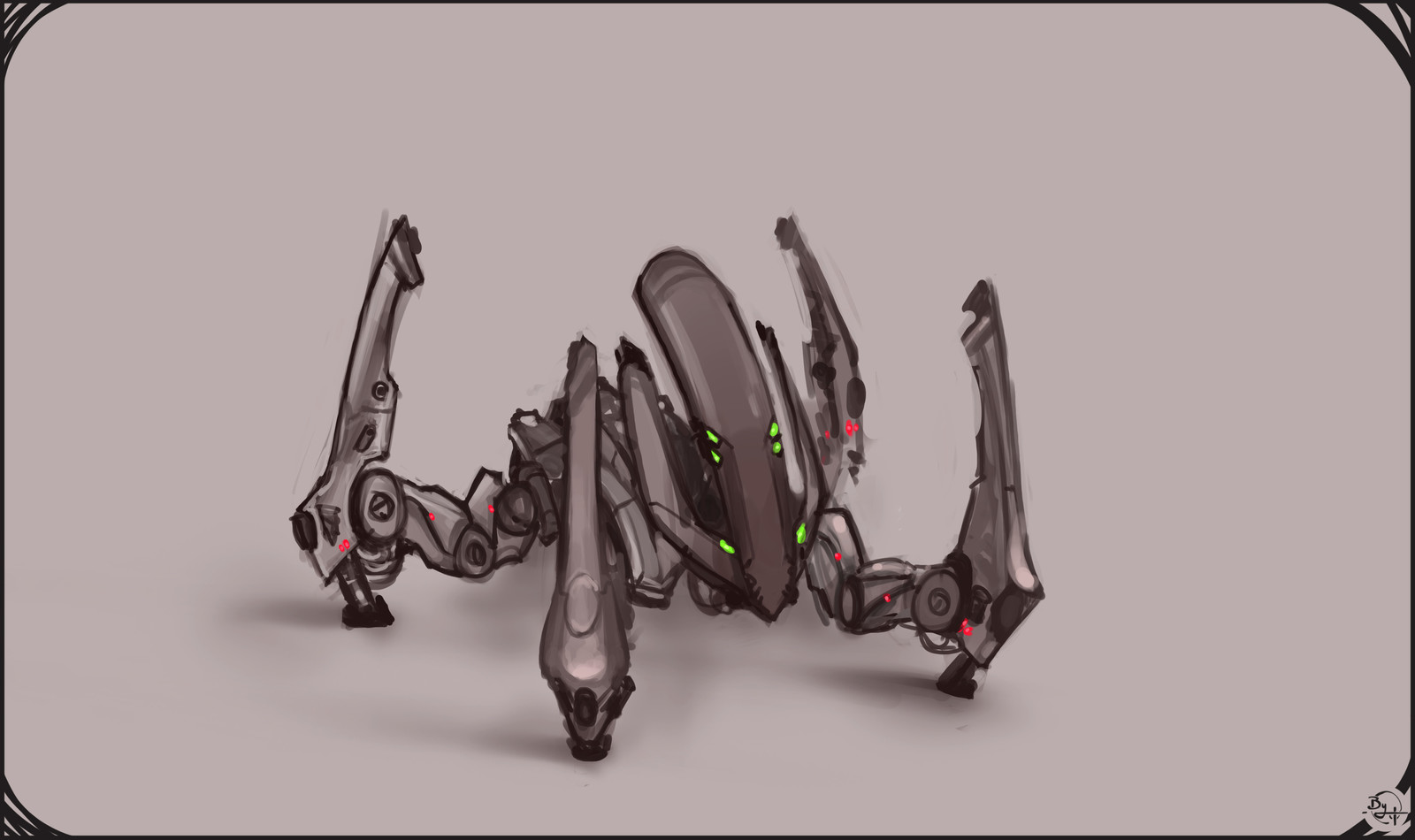 Bots &amp; Environment Concept Art