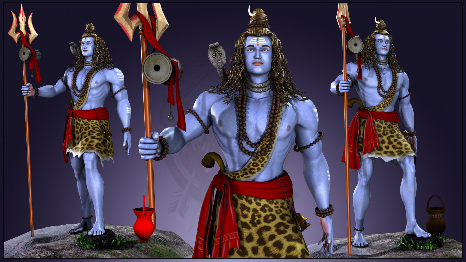 Artstation Lord Shiva Sanjay Nandy