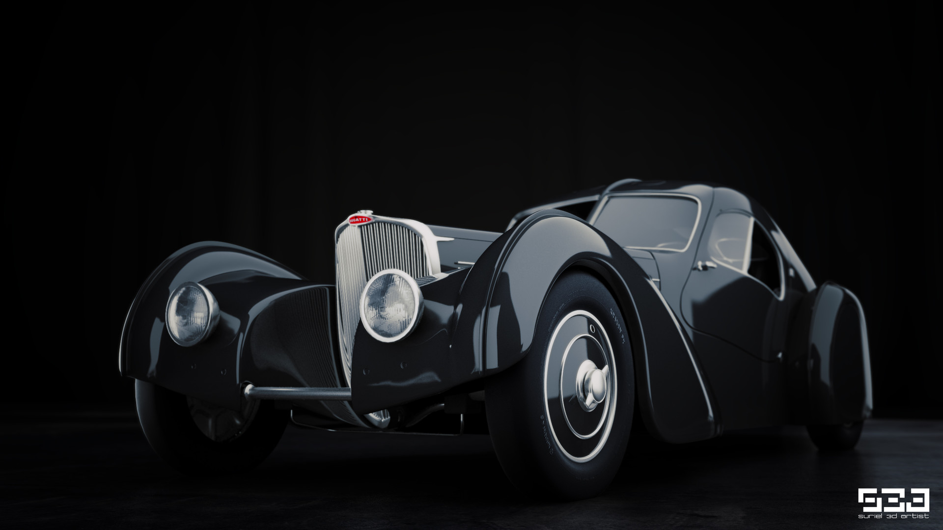 Artstation Bugatti Type 57sc Atlantic 1936 Hector Mermac Suriel