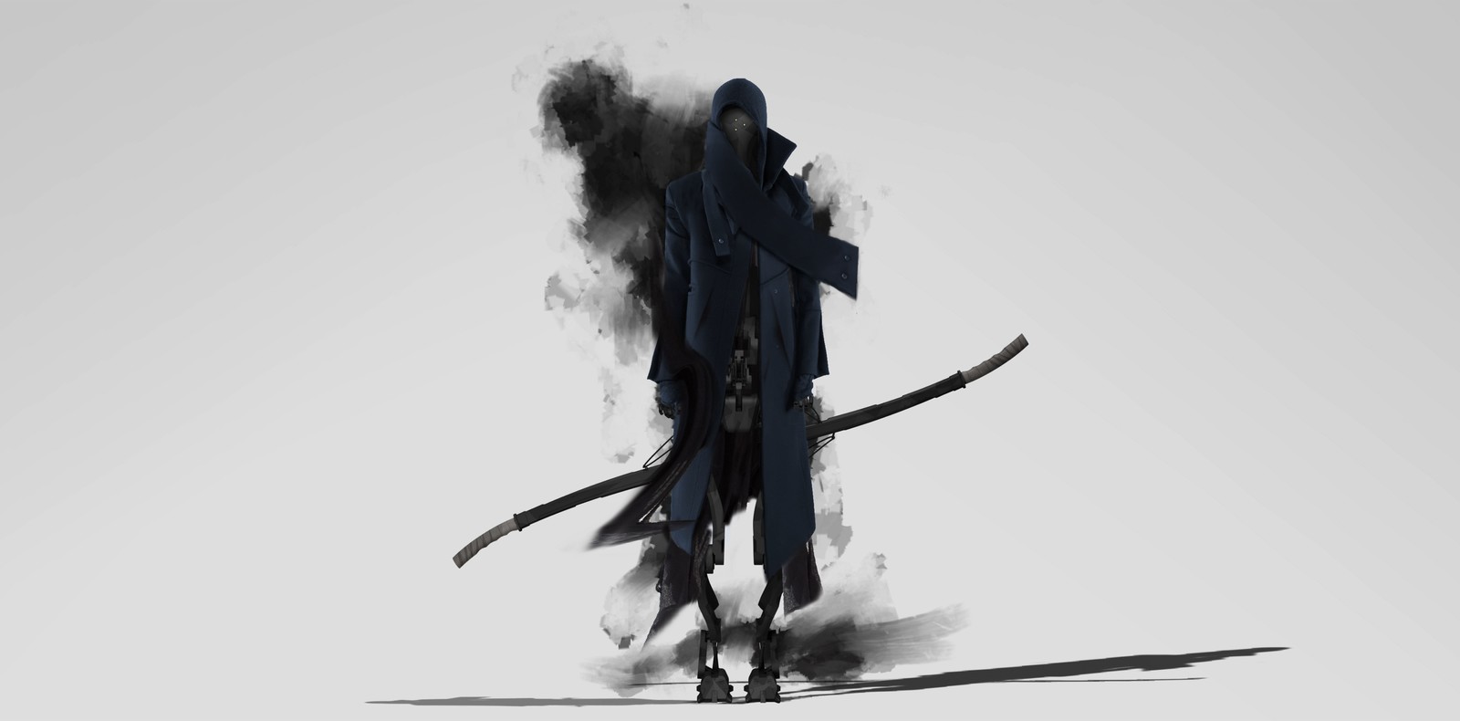 cloaked robot