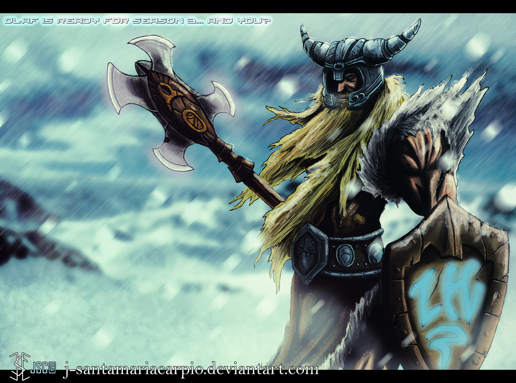 Artstation League Of Legends Olaf Season 3 Javier