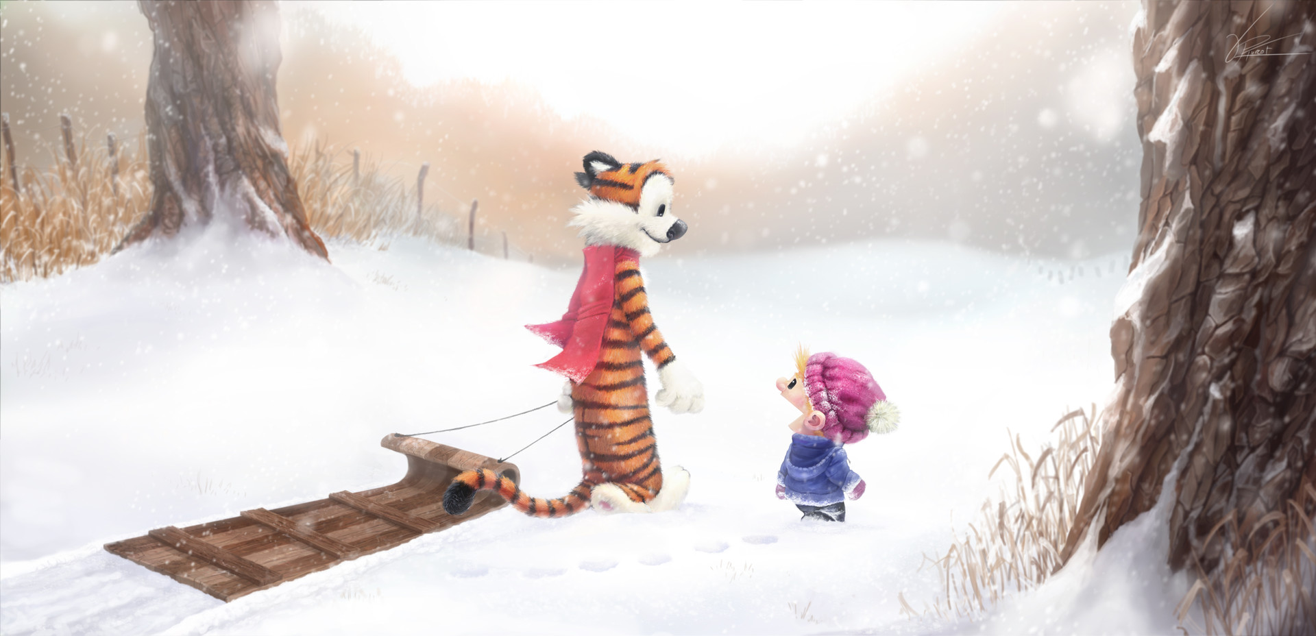 pics Realistic Calvin And Hobbes Fan Art calvin an hobbes