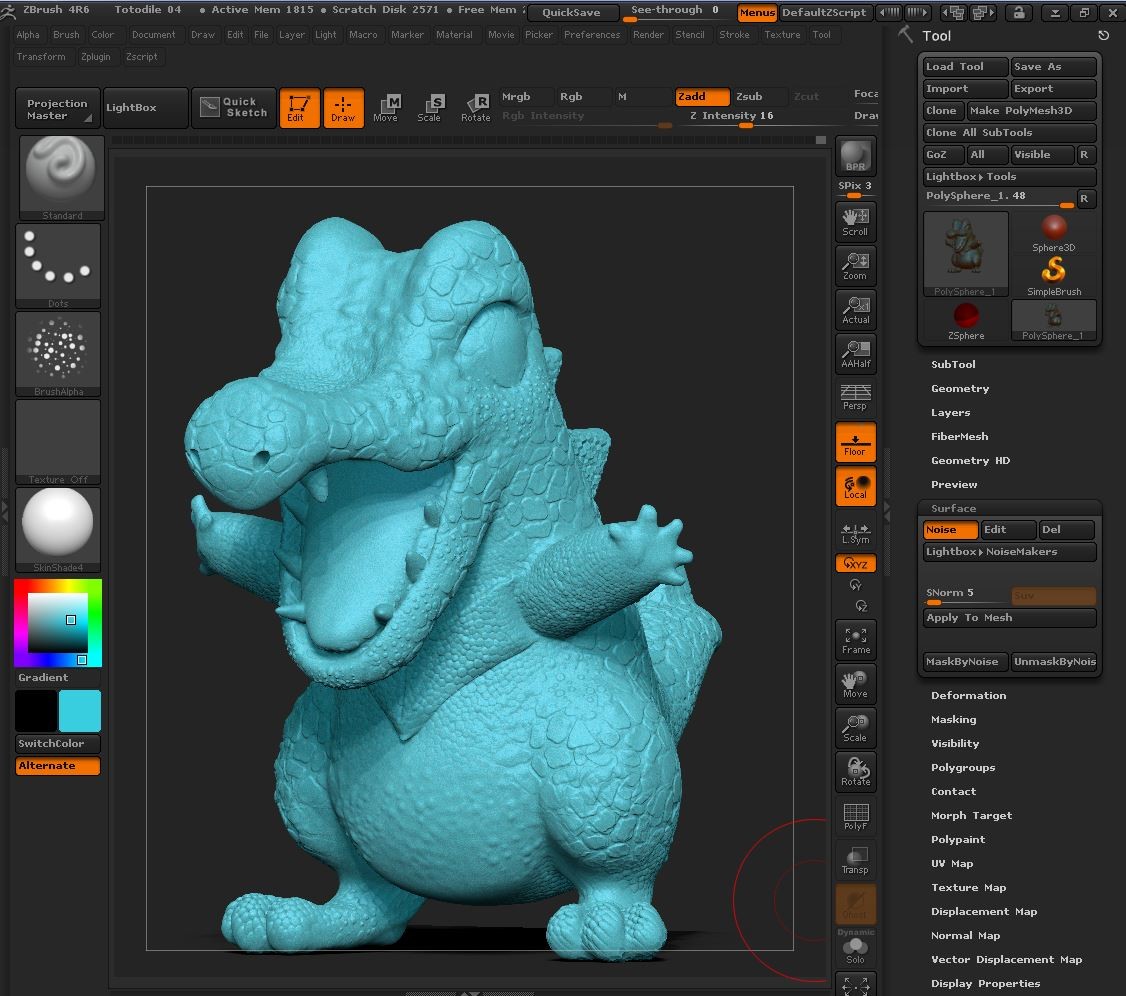 Kai Kiat - Realistic Pokemon: Totodile