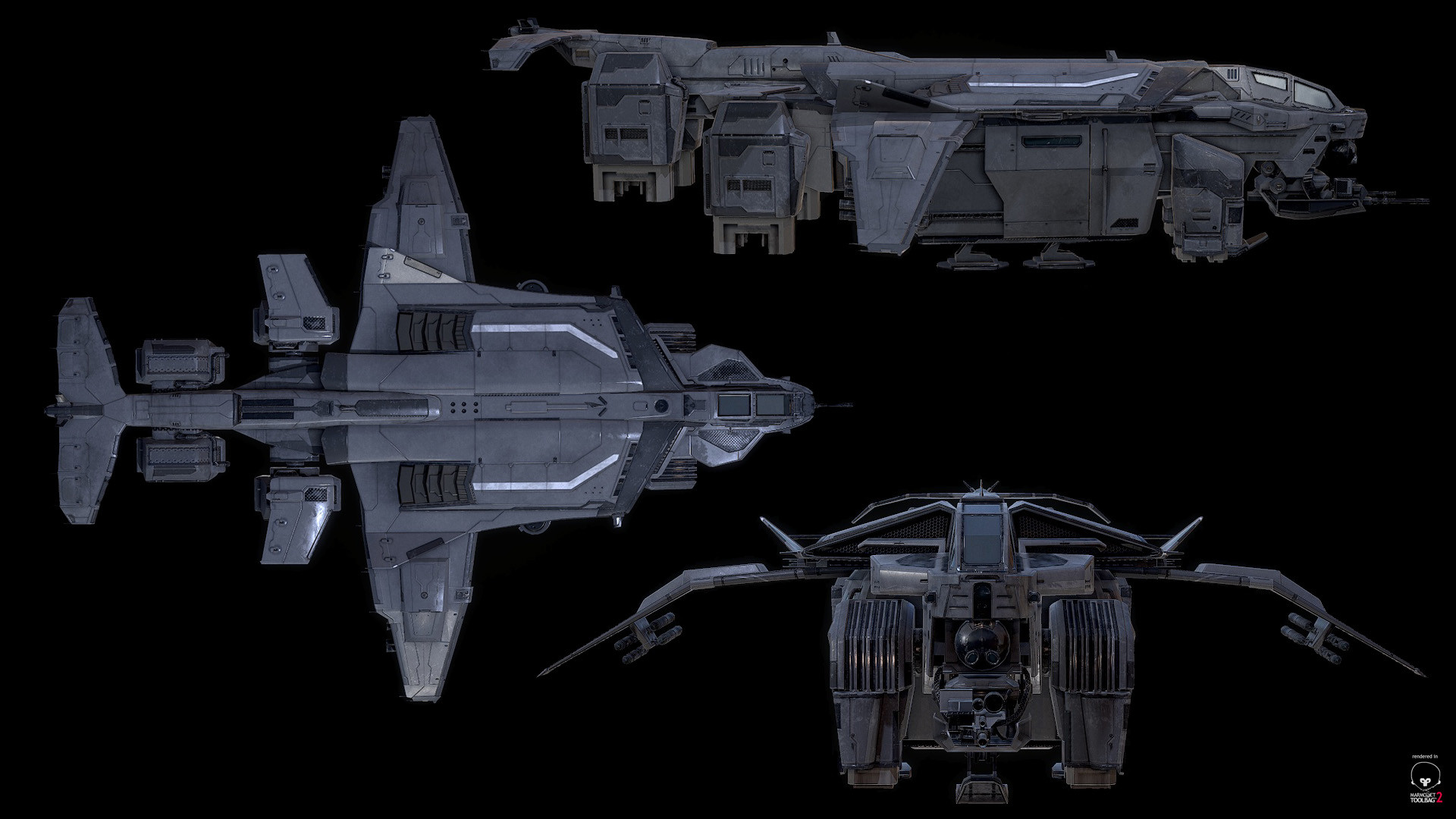 Romain Grolleau - Personal work - ISA Dropship