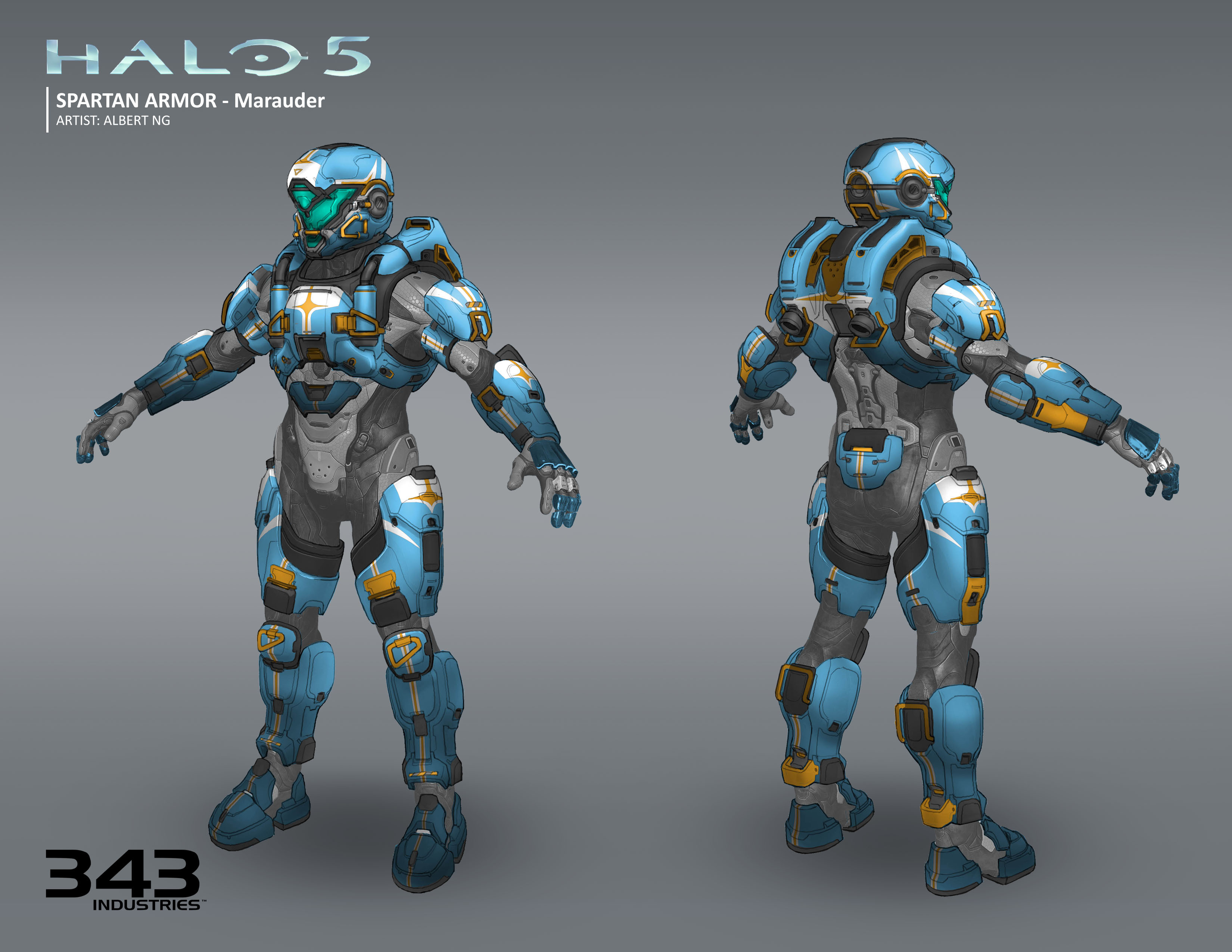 Albert Ng - Halo 5 Armors.