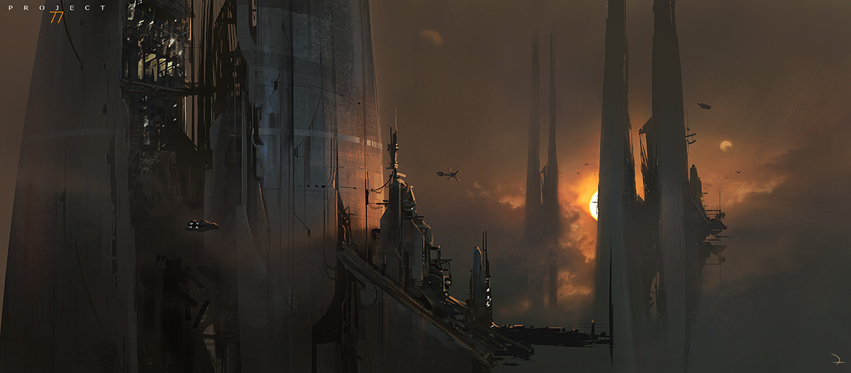 Artstation Project 77 Concept Art Martin Deschambault