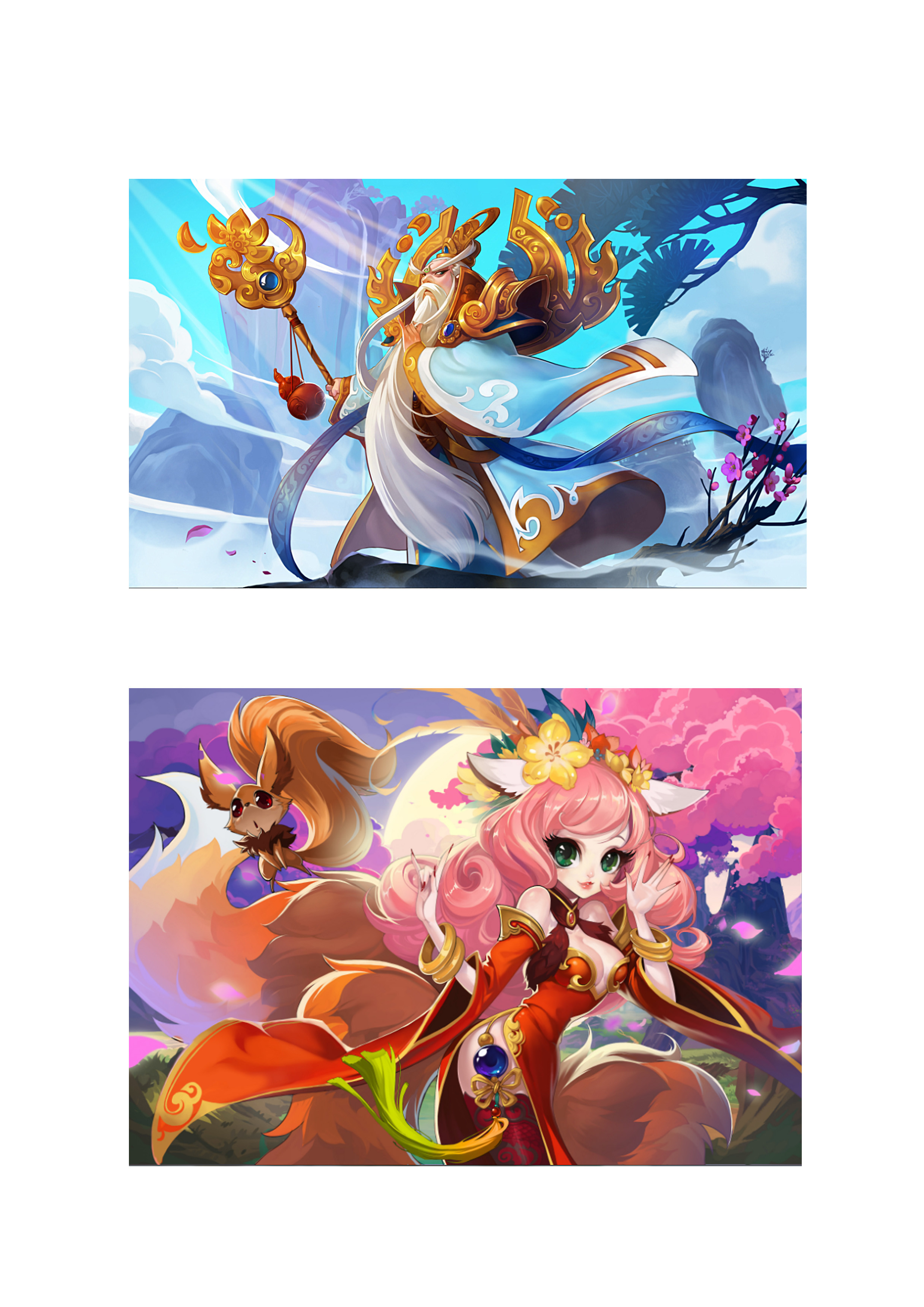 Illustrations for Tencent Game