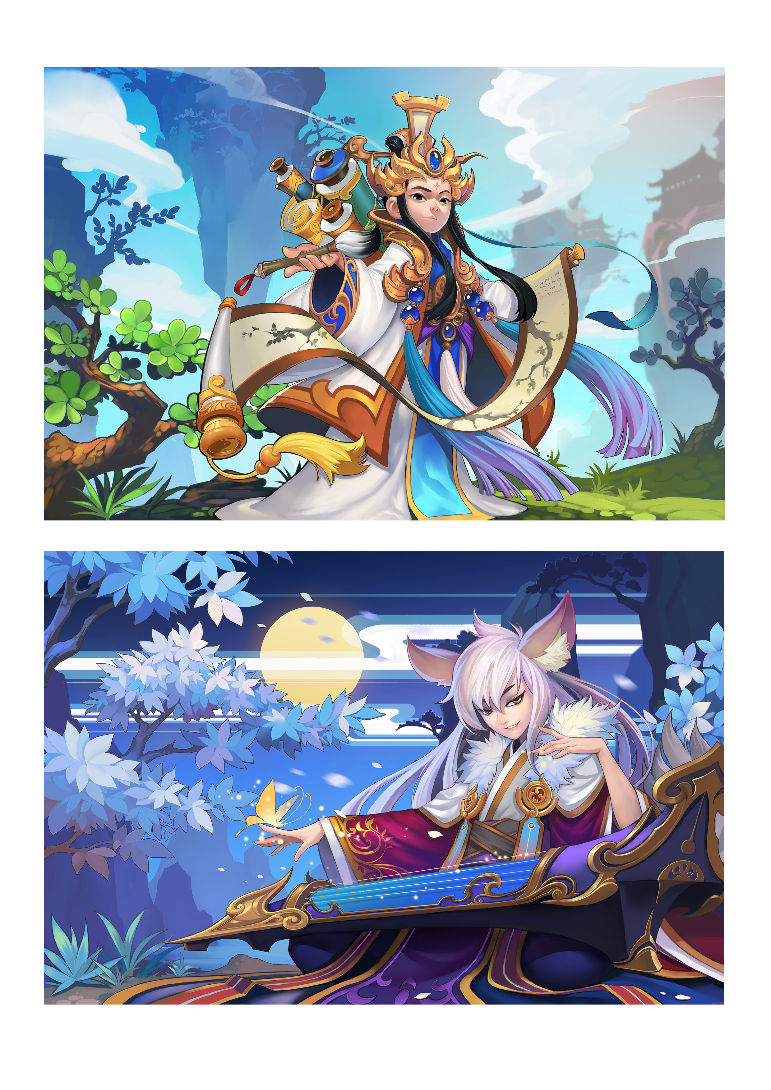 Illustrations for Tencent Game