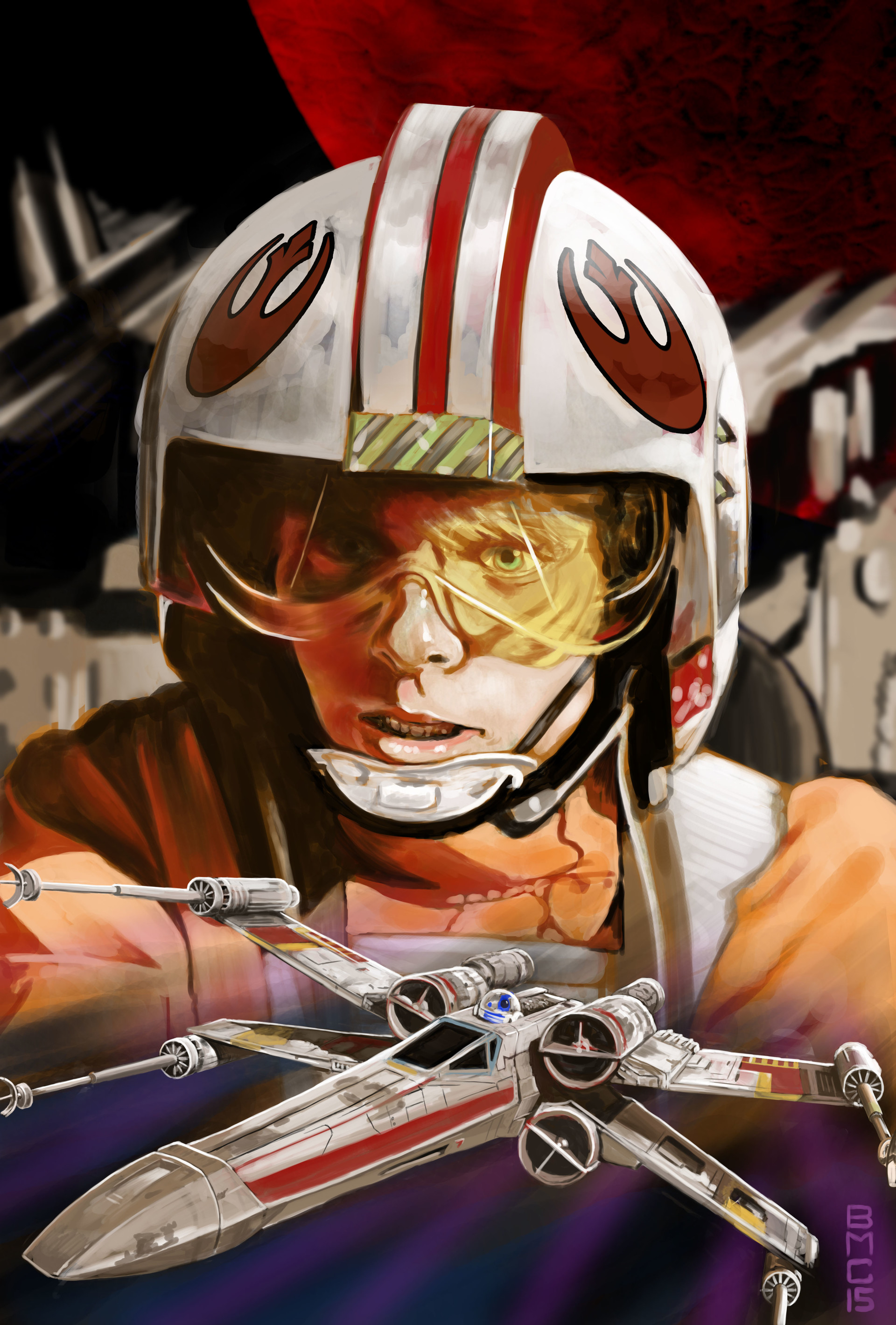 luke skywalker x wing cockpit