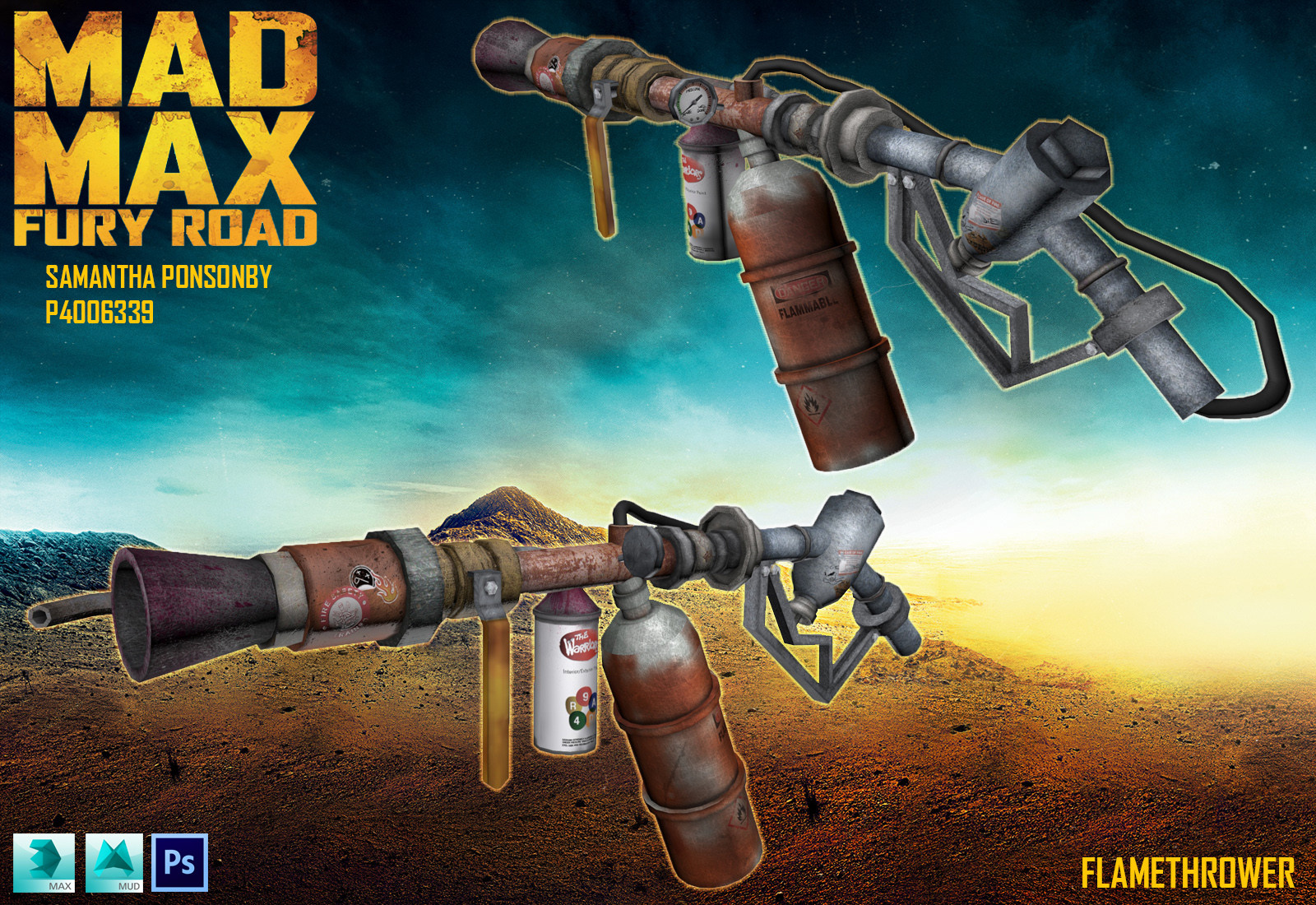 Samantha Ponsonby Mad Max Inspired Weapons - mad max roblox