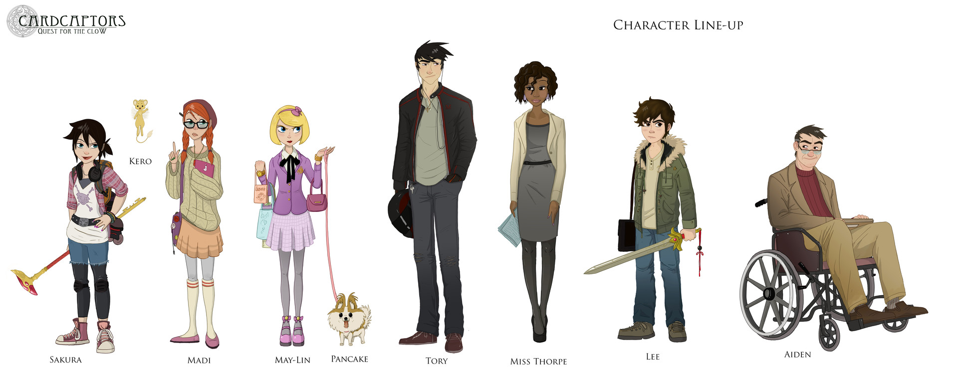 Artstation Cardcaptors Character Line Up Joshua Dunlop Hey this page is all about the cast of cardcaptors. artstation cardcaptors character line