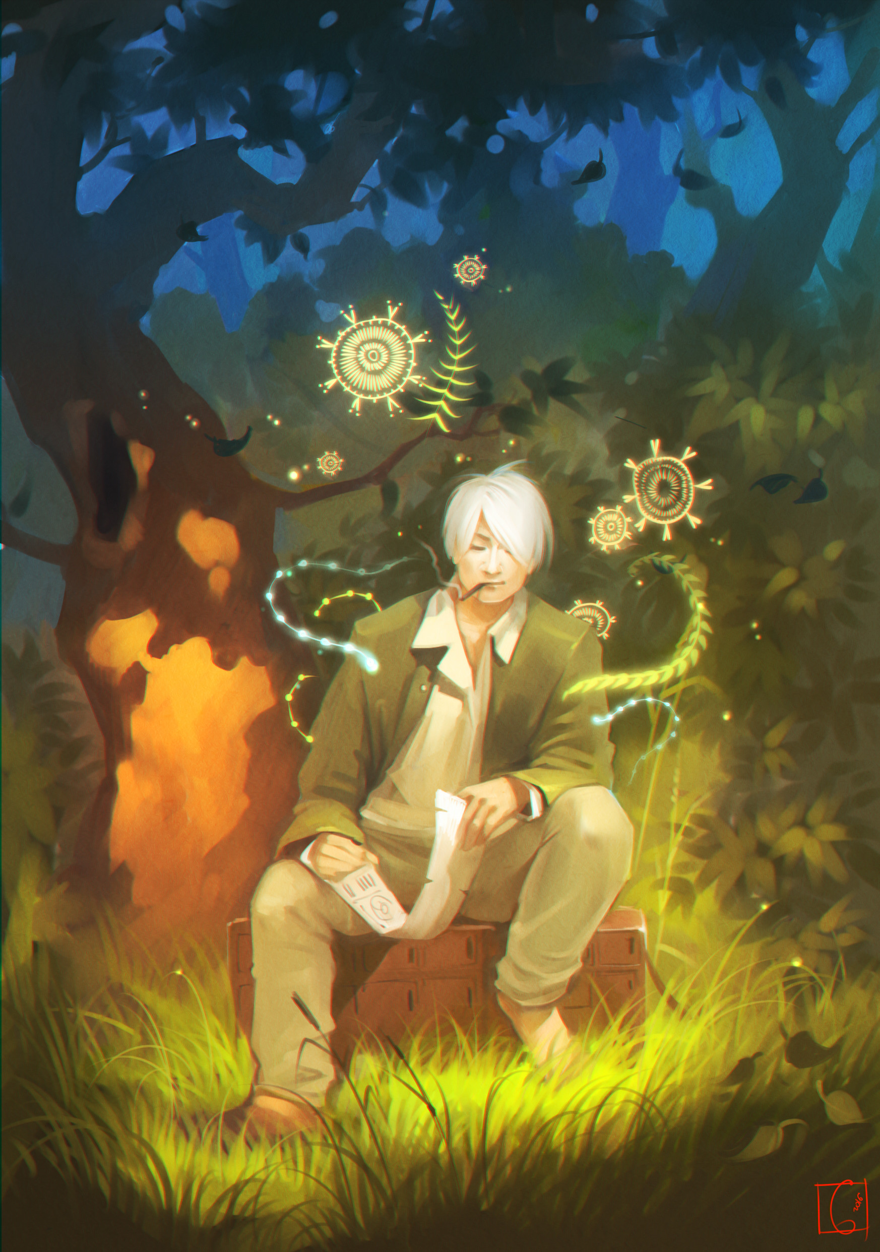 Get Wallpaper Artstation Mushishi Alexandra Gaudibuendia Khitrova For Android