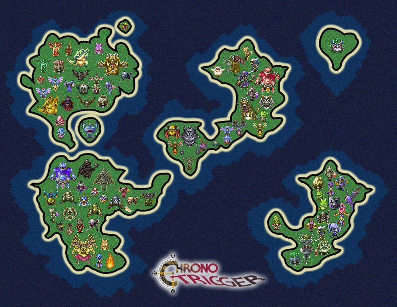 Chrono Trigger Map.
