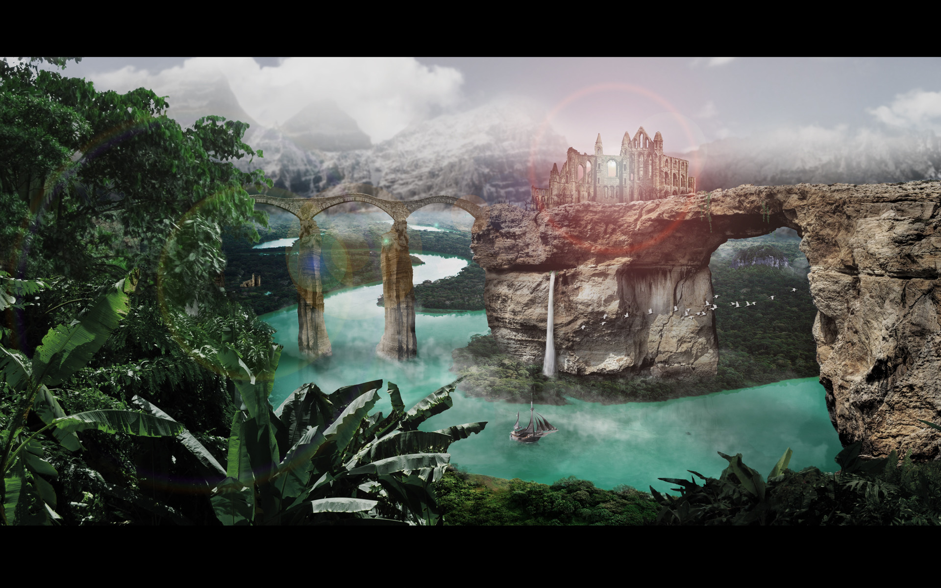 Artstation Jungle Mattepainting Daniel Hermanns