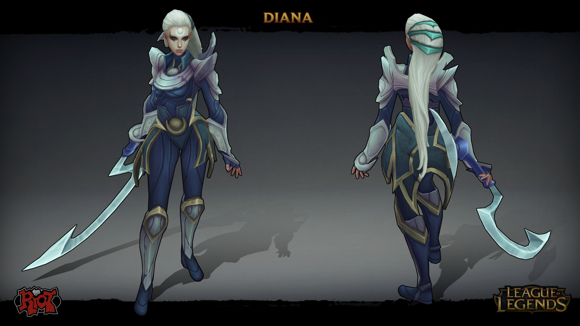 ArtStation - Diana Animated Wallpaper - League of Legends