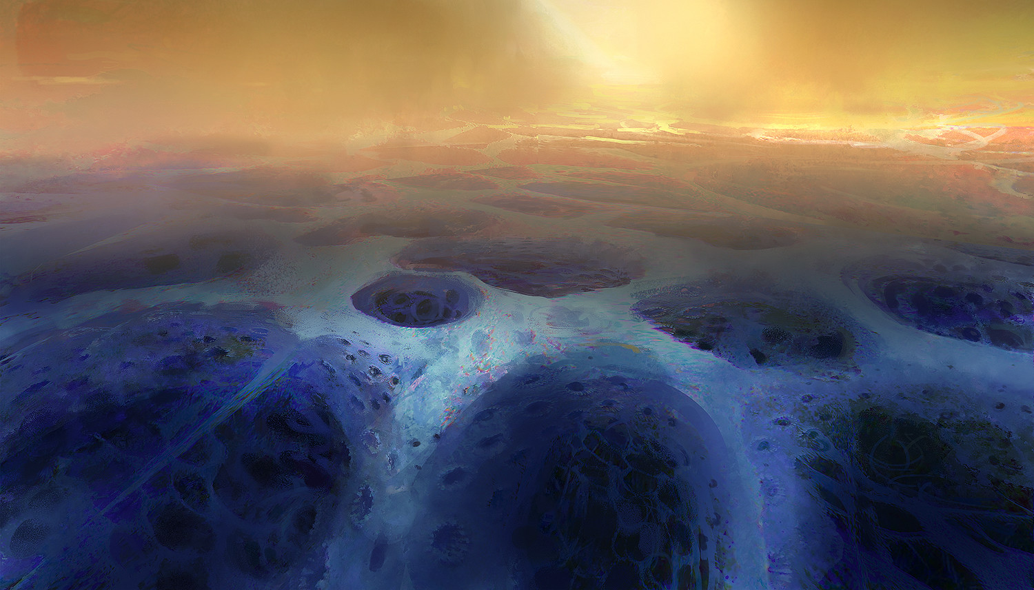 Transition area to the Burning Lakes, the next major zone.