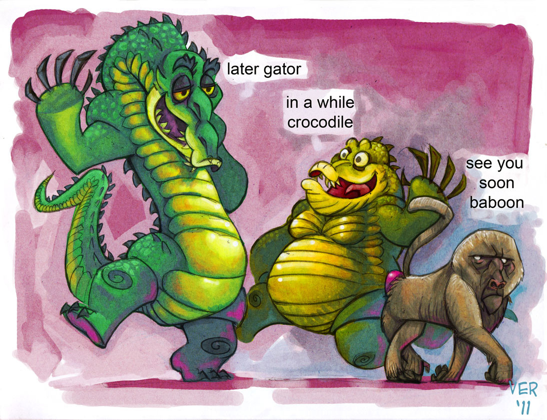 Artstation Later Gator Victor Roa