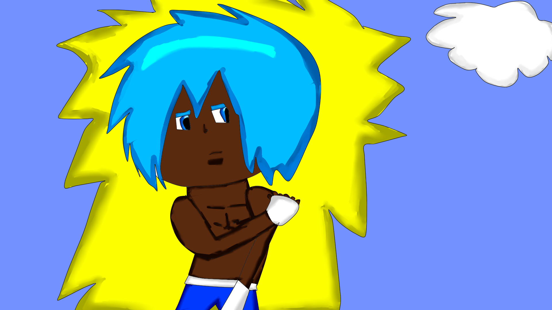 Artstation Gismo Super Saiyan Blue Hurt Serife Isik