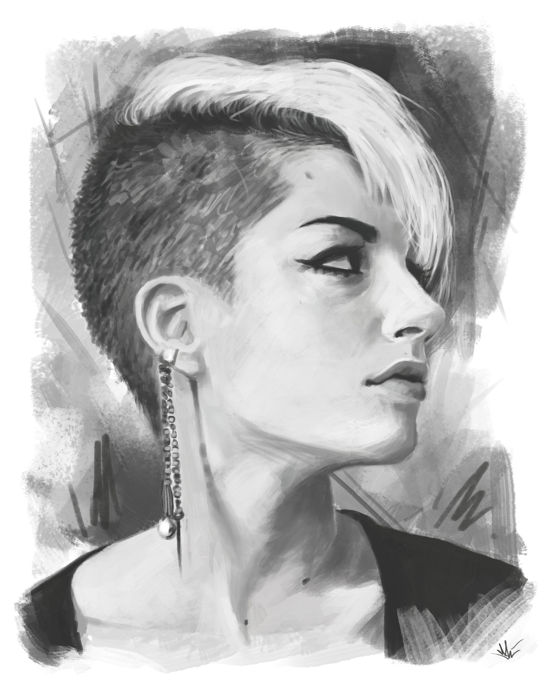 ArtStation - Short hair