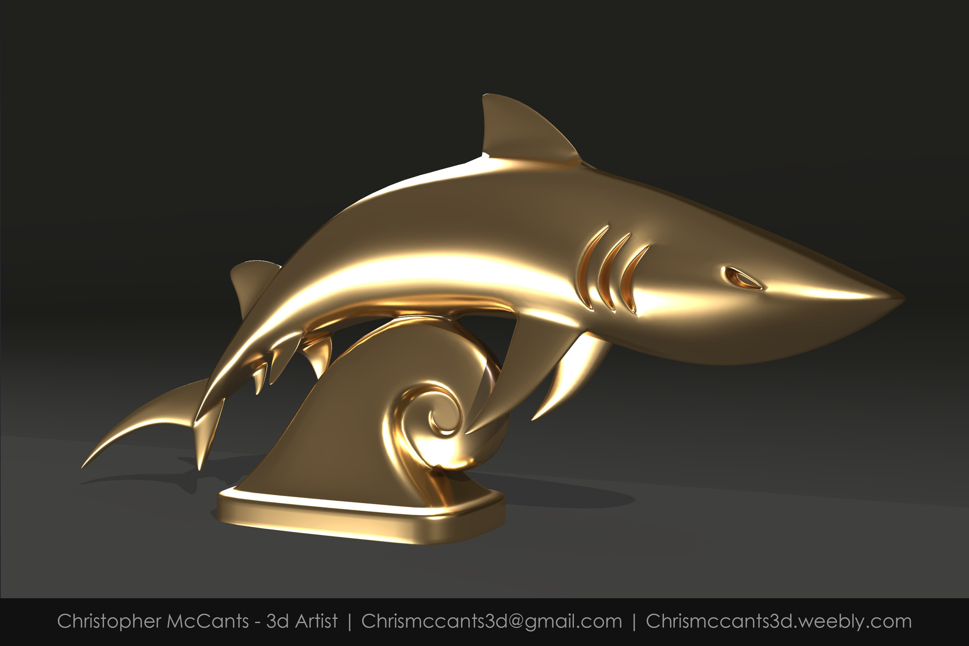Artstation Shark Hood Ornament Christopher Mccants