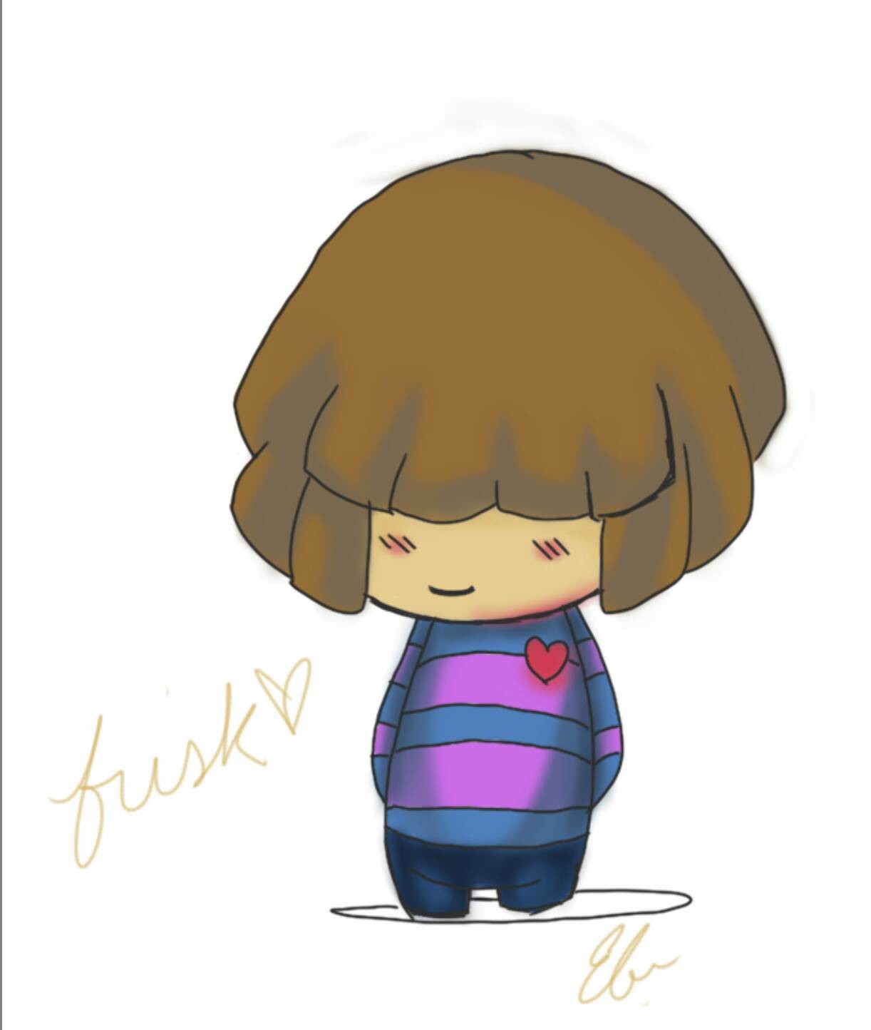 Emily Gibson Undertale Frisk Fan Art Emily Gibson Undertale Frisk Fan Art